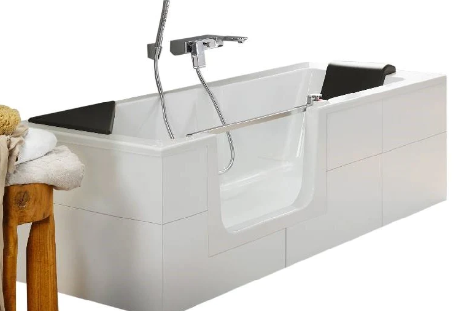 Myrtle 60 inch Walk in Tub Dual Shower Function